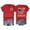 Red, variant on Trendfront Womens Double Sided T-Shirt 4th Of July Crewneck Short Sleeve Loves Jesus And America Too Tee Distressed Flag Printed 250th Anniversary USA Pullover Tops
