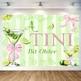thumbnail image 2 of A Tiny Bit Older Backdrop,Martini Bow Themed Party Decorations,for Girl Women Birthday Bridal Shower Wedding Espresso Martini Bachelorette,Tini Bar Party Decor-10x8FT, 2 of 6
