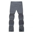 thumbnail image 6 of IROINNID Cargo Pants for Men Outdoor Drawstring Waist Relaxed Fit Sports Long Cargo Pants with Multi-pockets,Gray, 6 of 8