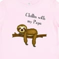 thumbnail image 4 of Inktastic Chillin with Papa Sloth Cute Boys Baby T-Shirt, 4 of 5