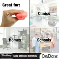 thumbnail image 2 of CanDo TheraPutty Standard Hand Exercise Putty For Rehabilitation, Exercises, Hand Therapy, Occupational Therapy, Hand Strengthening, Improve Motor Skills, Stress Relief 2 oz Red Soft, 2 of 6