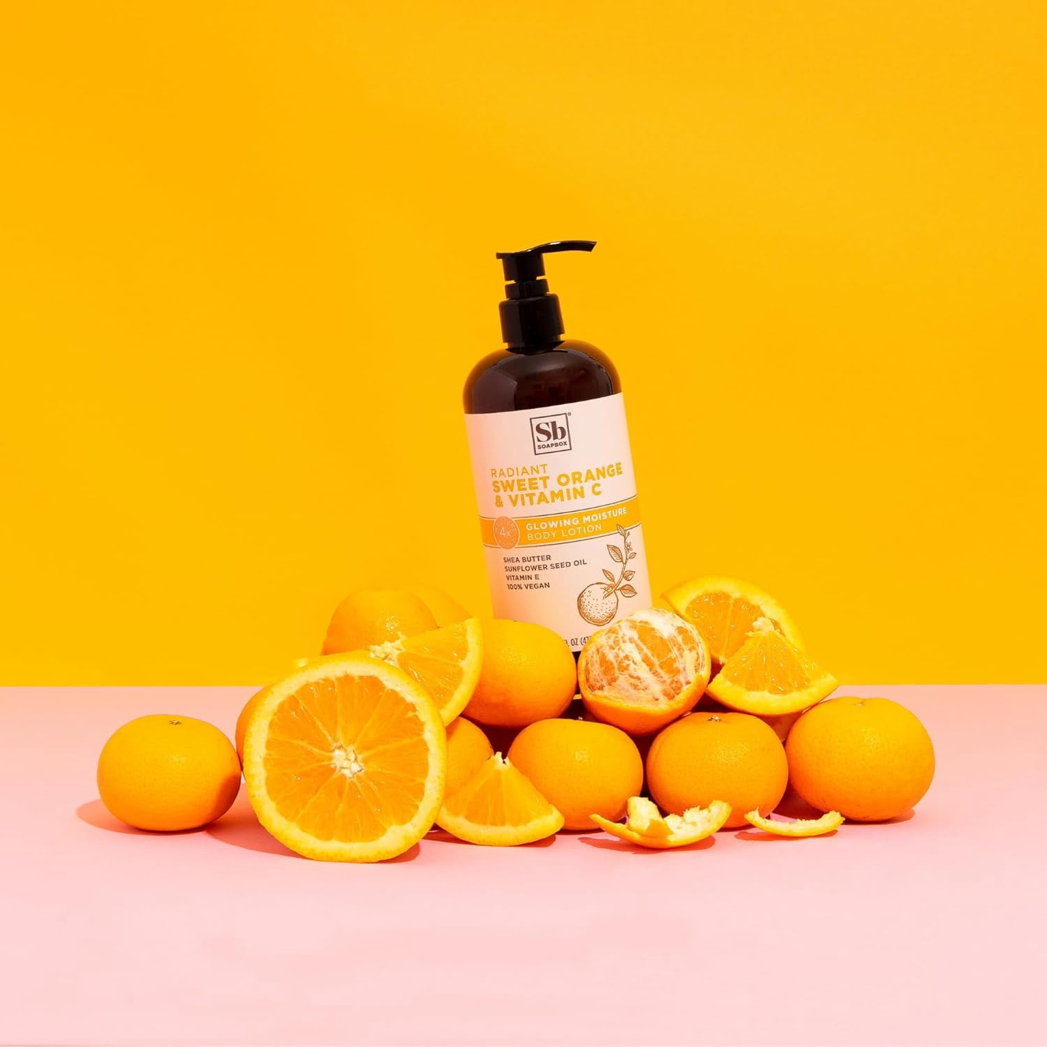 Soapbox Moisturizing Body Lotion, Sweet Orange & Vitamin C with Sunflower Oil, 3 Pack, 16oz each
