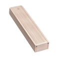 thumbnail image 4 of Caja de almacenamiento de madera con tapa deslizante, caja de madera, caja de lápices para guardar bricolaje, cajas de regalo, regalo 23x5x3cm, 4 of 9