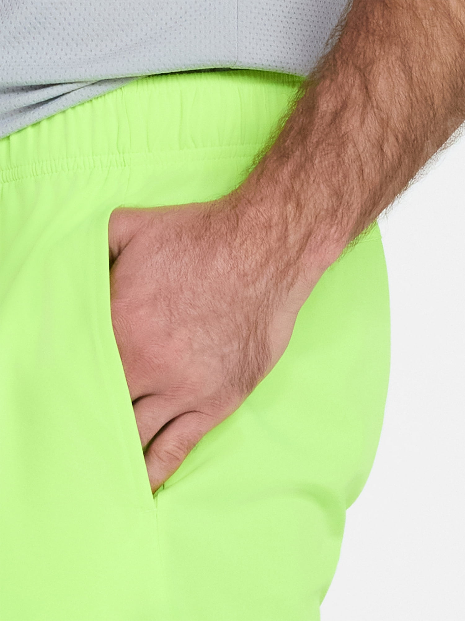 Athletic Works Men's and Big Men's Woven Running Shorts, 6" and 8" Inseams, Sizes XS-5XL