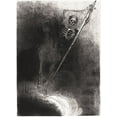 thumbnail image 2 of Redon, Odilon 11x14 White Modern Wood Framed Museum Art Print Titled - And His Name That Sat on Him Was Death, 2 of 4