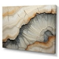 thumbnail image 2 of Designart "Earthy Orange Geode Minimalism II" Stone Geode Wall Art Living Room, 2 of 7