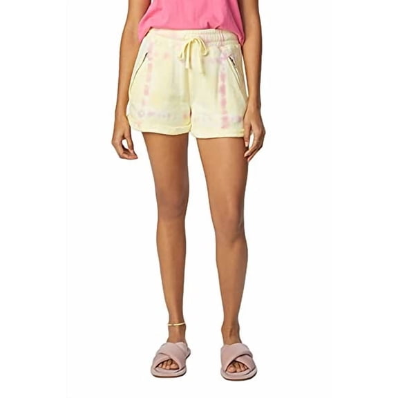 Bandier Sincerely Jules SUNRISE TIE DYE The Juniper Sweat Shorts, US 1X