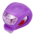 thumbnail image 2 of Luz Trasera de La Lámpara Del Asiento Trasero Delantero de de La Luz de La Bici Del Silicón - Púrpura Sunnimix Luz trasera de bicicleta, 2 of 8