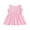 Pink, variant on BemeyourBBs Toddler Baby Girl Summer Tank Dress Clothes Casual Solid Color Elastic Waist Sleeveless Pockets Dress Cute Beach Party Casual Dress