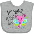 thumbnail image 3 of Inktastic My Nana Loves Me Cute Dragonfly Boys or Girls Baby Bib, 3 of 4