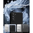 thumbnail image 4 of 3 in 1 for Samsung Galaxy S21 Plus Case, with 2 Pack Screen Protector, with Full Camera Cover Protection，Liquid Silicone Slim Shockproof Protective S21+ Phone Case (Black), 4 of 12