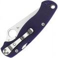 thumbnail image 3 of Spyderco Paramilitary 2 Folding Knife 3-7/16" S110V Satin Blade, Blue/Purple (Blurple) G10 Handles - C81GPDBL2, 3 of 3