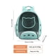 thumbnail image 5 of Mochila para gatos Mochila de viaje con diseño de apertura frontal para uso en exteriores (negro), 5 of 5