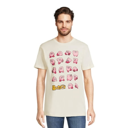 Kirby Men's and Big Men's Graphic Tee, Sizes S-3XL