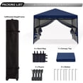 thumbnail image 6 of ABCCANOPY 10 ft x 10 ft Easy Pop up Outdoor Canopy Tent With Netting, Navy Blue, 6 of 6