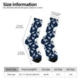 thumbnail image 2 of Logiee white arrow Skull Print Adult Socks for Men & Women,Calf Socks, Ankle Socks,Boots Socks,Breathable Casual Sock,Unisex Crew Socks, 2 of 6