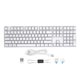 thumbnail image 2 of Teclado Mecánico Para Juegos, Teclado Mecánico Inalámbrico Hot Swap RGB Retroiluminado Interruptor Azul USB C Con Cable BT 5,1 2,4 Ghz Para PC Portátil, 2 of 7