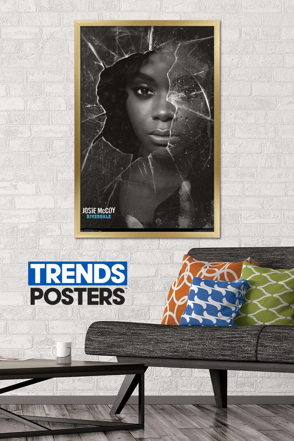 Riverdale - Shattered Josie Wall Poster, 22.375" x 34", Framed
