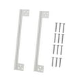 thumbnail image 3 of Lipstore 2Pcs Door Latch Guard Plates Latch Guard Plate Cover for Home Metal Door 7in, 3 of 8