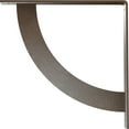 thumbnail image 4 of Ekena Millwork 2"W x 16"D x 16"H Bulwark Steel Bracket, Hammered Brown, 4 of 12