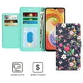 thumbnail image 2 of CoverON For Samsung Galaxy A04 Wallet Case, RFID Blocking Vegan Leather 6x Card Slot Holder Cover Flip Folio Phone Pouch, Navy Flower, 2 of 6