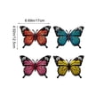 thumbnail image 3 of 4PCS Iron Butterfly Wall Decoration, Rural Style 3D Relief Multicolor Wrought Iron Craft, Wall Hanging for Living Room Background Wall Entryway Courtyard Home Office Decor Gift Favors, 3 of 6