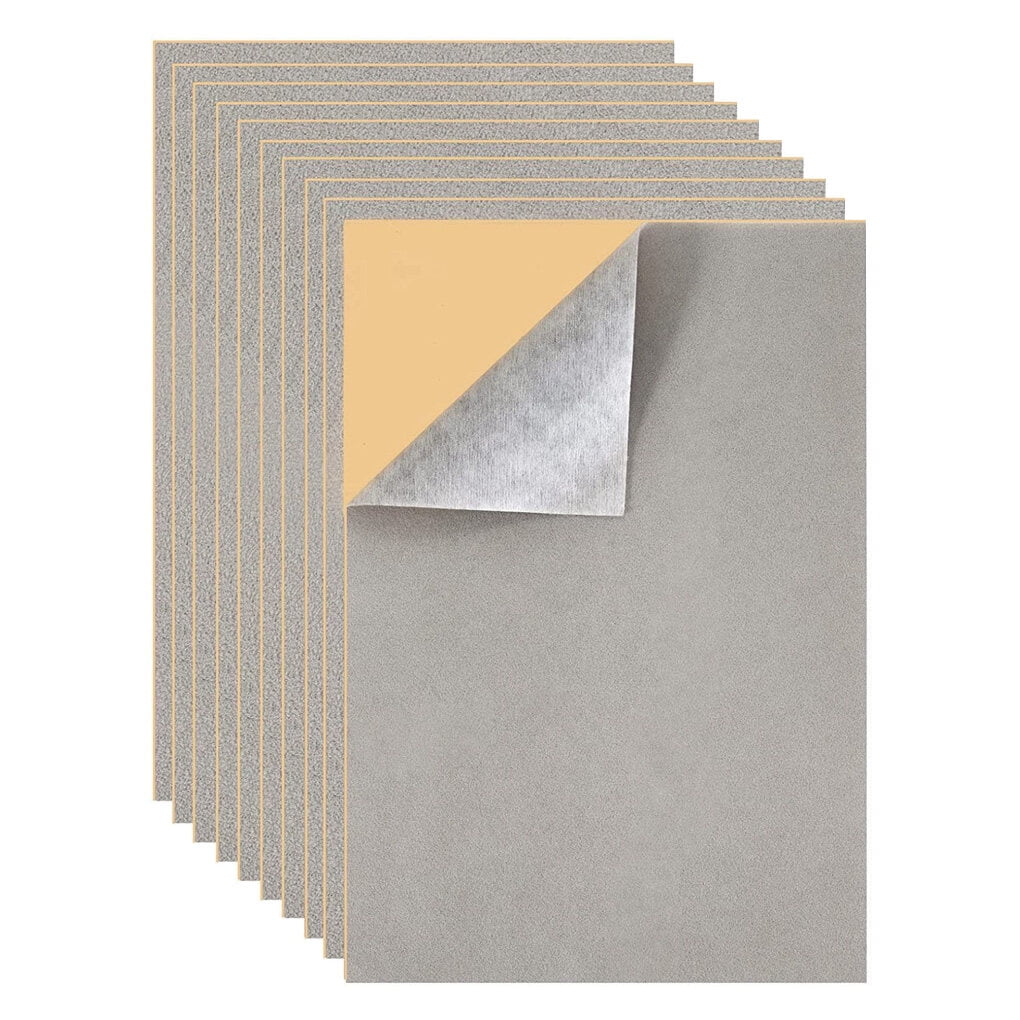 10 Pieces Self Adhesive Velour Sheets Jewelry Box Liner Felt Soft