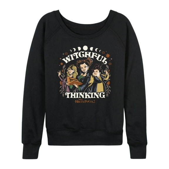 Hocus Pocus 2 - Witchful Thinking - Women's Lightweight French Terry Long Sleeve Shirt