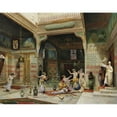 thumbnail image 3 of Alberto Fabbi 14x12 Black Modern Framed Museum Art Print Titled - Odalisques (1893), 3 of 5