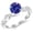 Platinum, variant on 1 to 3 Carat Twisting Infinity Gold and Diamond Split Shank Pave Set Diamond Engagement Ring with a 1 Carat Tanzanite AAA Heirloom Center Stone Platinum 1 Carat Size: 9