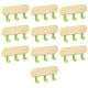 thumbnail image 2 of 10 piezas de soporte para cuna montado en la pared, compacto y creativo, multifunción, para llaves 3 Ganchos Verde, 2 of 6