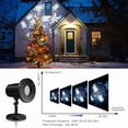 thumbnail image 2 of Christmas Snowflake Projector Lights, White Snowflake Projector Spotlights, Waterproof Snowfall Led Projector Outdoor Indoor Holiday Wedding Garden Patio, 2 of 10