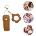 thumbnail image 4 of Unique Bargains 1 Pc Handbag Charms Keychains Durable Flower Mirror Bag Accessories Yellow Brown, 4 of 6