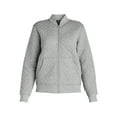 thumbnail image 5 of Athletic Works Women's Quilted Rib Collar Full Zipper Jacket, Size XS-XXXL, 5 of 5