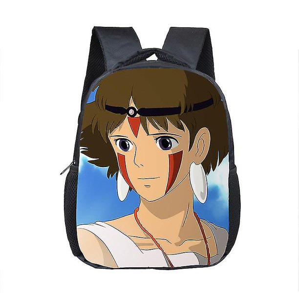Totoro Anime Mochila Juguetes para niños pequeños Dibujos animados lindo Spirited Away Kindergarten Niños Soft School Bag Girla A