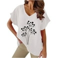 thumbnail image 2 of Mareep Blouse Femme P-3TG Col Femme Imprimé T - Mode Confortable Blouses Femme Tops Liquidation, Cadeau, 2 of 4