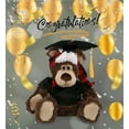 thumbnail image 6 of DolliBu Grizzly Bear with Red Plaid Outfit Graduation Plush Toy - Bear Plush Graduation Stuffed Animal Dress Up with Graduation Gown and Cap with Tassel Outfit, Congratulatory Graduation Gift - 9 Inch, 6 of 8
