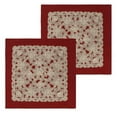thumbnail image 2 of Gretta 18" x 18" Lace and Embroidery Applique Pillow Covers, Set of 2, 2 of 6