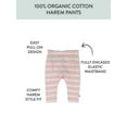 thumbnail image 2 of Honest Baby Clothing Organic Cotton Boy/Girl Footless Harem Pants, Newborn to 24m, 2-Pack, 2 of 7