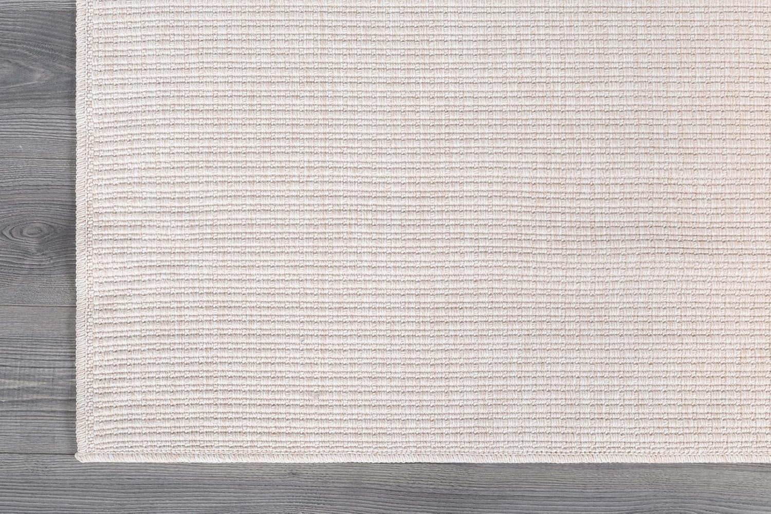 Beverly Rug Easy Jute Outdoor Indoor Non Shedding Easy-Cleaning Rug Off-White 2x3