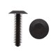 thumbnail image 1 of 20Pcs Vehículo Panel Forro Grapas Clip Plástico Negro 8x7mm, 1 of 1