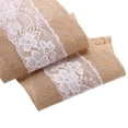 thumbnail image 4 of RuiJiao 5m Jute-Burlap Ribbon Roll, Rustic Brown Natural Lace Trim for Gift Wrapping, Wreath Making, DIY Crafts & Farmhouse Home Decor, 4 of 4