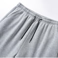 thumbnail image 6 of Men Joggers Sweatpants Athletic Running Drawstring Workout Track Pants with Pockets Lightweight Slim Fit Gray, 6 of 7