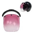 thumbnail image 2 of thinsony Open Face Helmet Visor Motorcycle Helmet Bubble Visor PC Lens Pink, 2 of 8