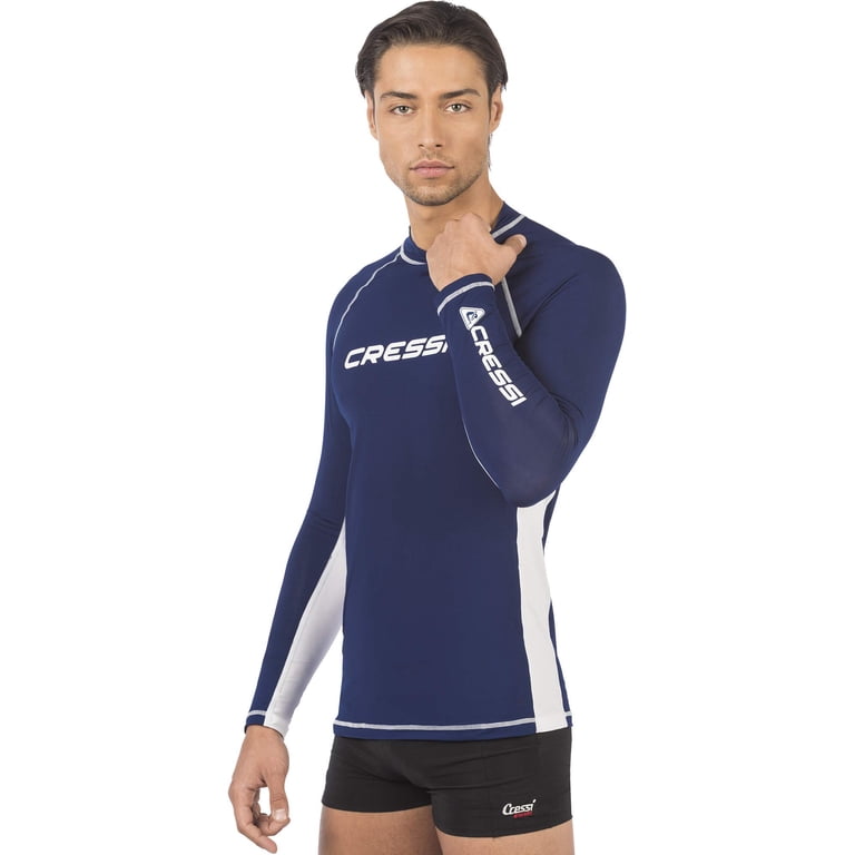 Cressi Hunter Rash Guard Rashguard pour adulte avec coussinet de poitrine pour tous les sports nautiques (SPF 50