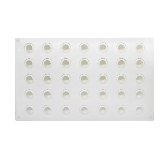 Injueey Molde de silicona para hornear de 35 cavidades, molde para helado de pastel de Mousse, bandeja de hielo para hornear Chocolates DIY, Herramientas y accesorios para hornear No.02