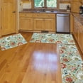 thumbnail image 5 of Kitchen Rugs Sets 3 Piece with Runner Non Slip Kitchen Mats for Floor Set of 3 Boho Kitchen Rugs Sets Washable Carpet Runner Rug for Kitchen Laundry Hallway, 5 of 6