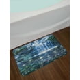 thumbnail image 2 of Magical Bath Mat, Fairy and Fantastic Cascade at the Night on the Water Fresh Landscape Image Print, Non-Slip Plush Mat Bathroom Kitchen Laundry Room Decor, 29.5 X 17.5 Inches, Grey Green, Ambesonne, 2 of 2