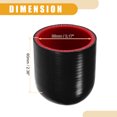 thumbnail image 4 of Unique Bargains 1 Set 55mm 2.17" ID Universal Silicone Hose Cap Intake Vacuum Hose End Plug for Car Silicone Black Red, 4 of 6