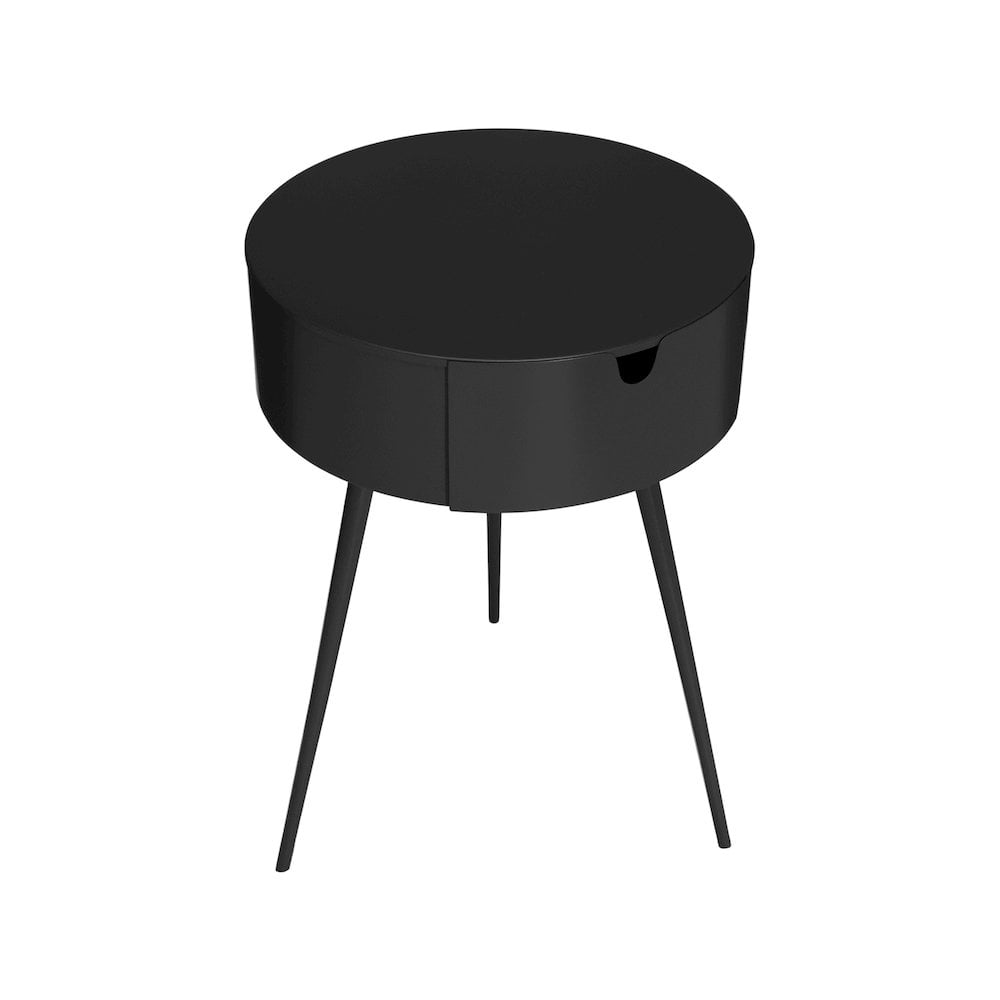 Meridian Furniture Bali Black Metal Nightstand